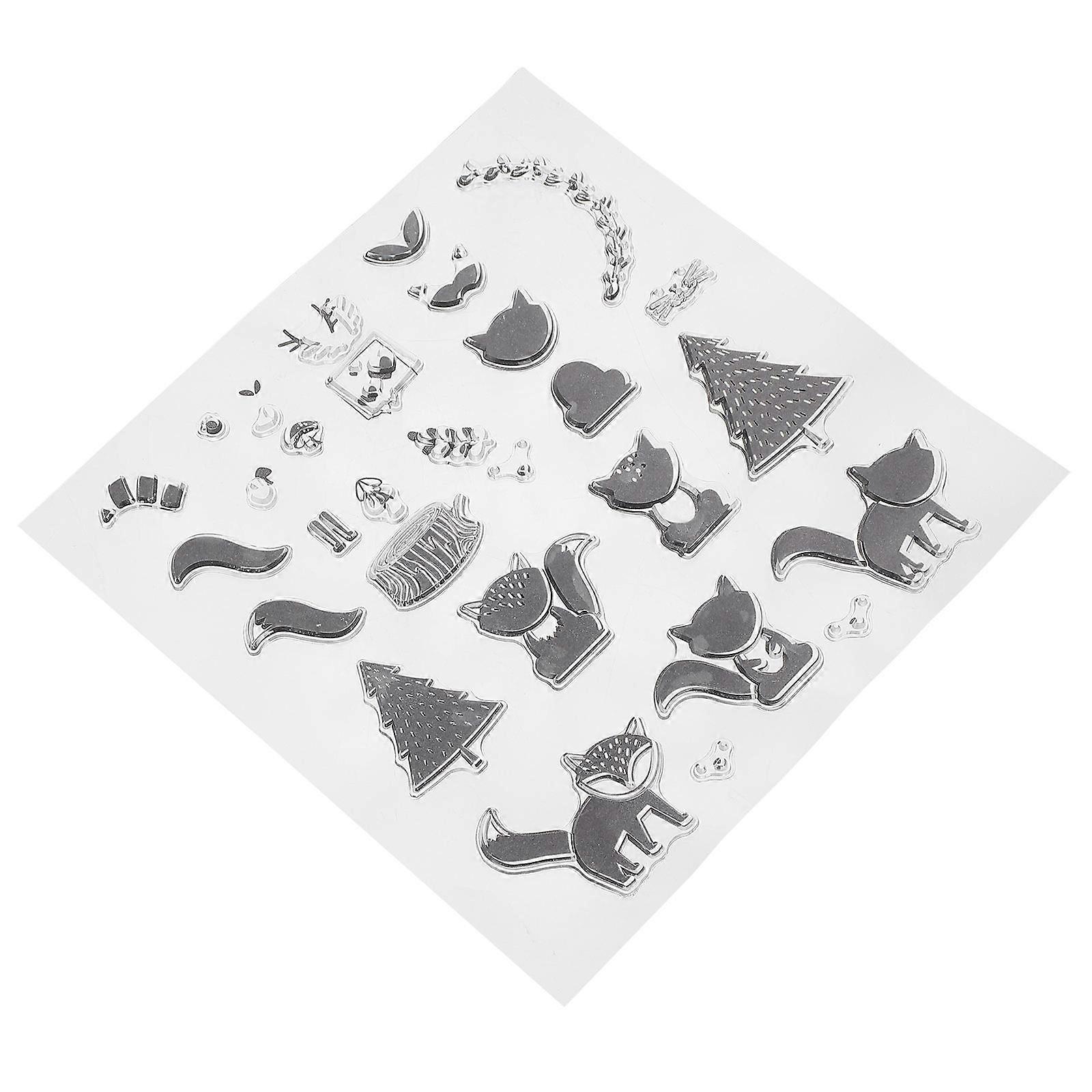 Stamp Kits for Crafting Decoration Scrapbook Making Card Making PVC Transparent Design 1Set