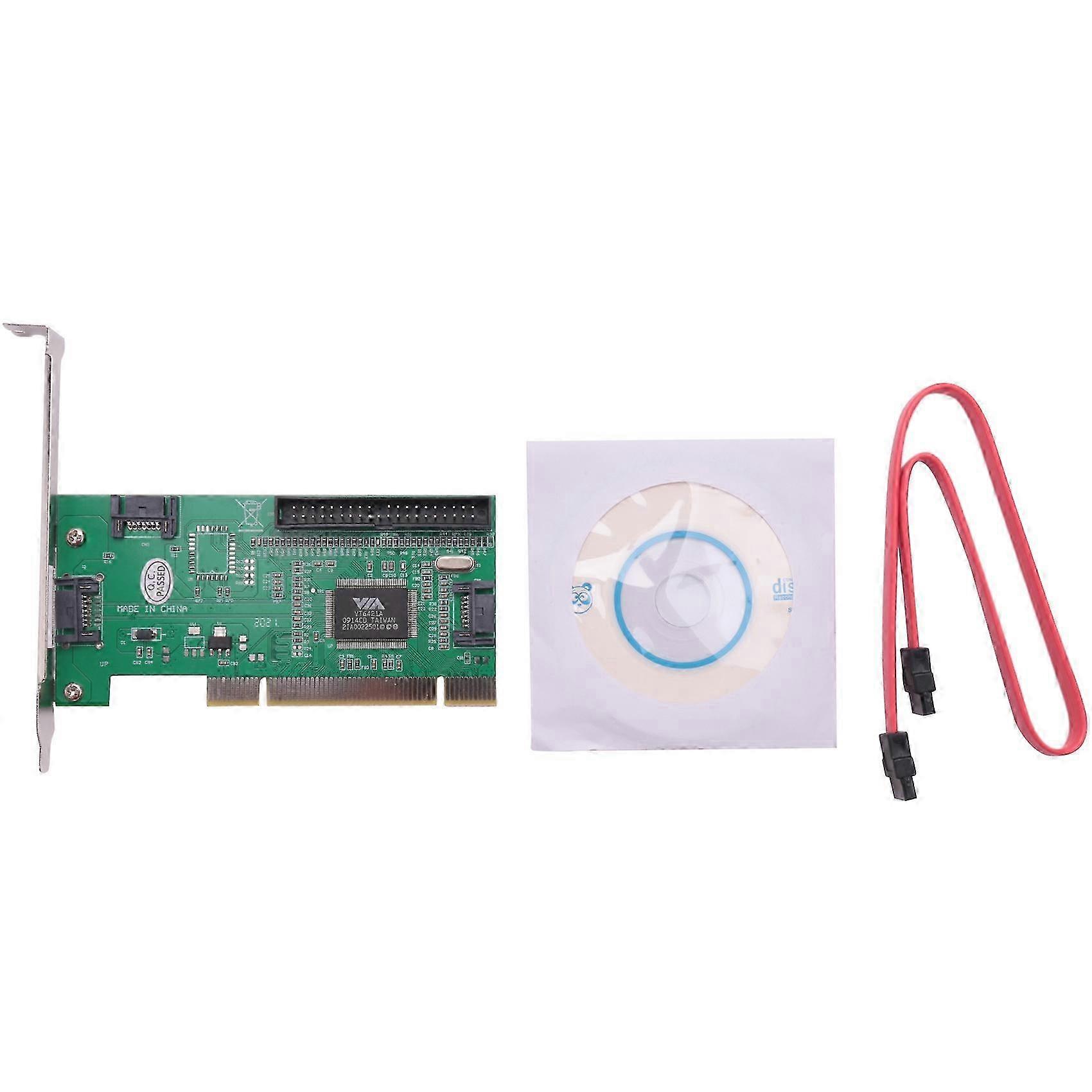 4 Port SATA PCI Expansion Card &IDE VIA VT6421a chipset
