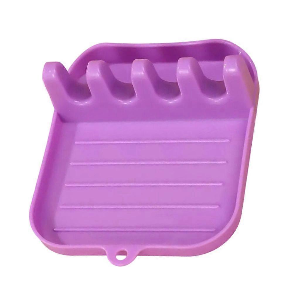 Pot Lid Spoon And Chopsticks Rest Holder Countertop Storage Spatula Rack