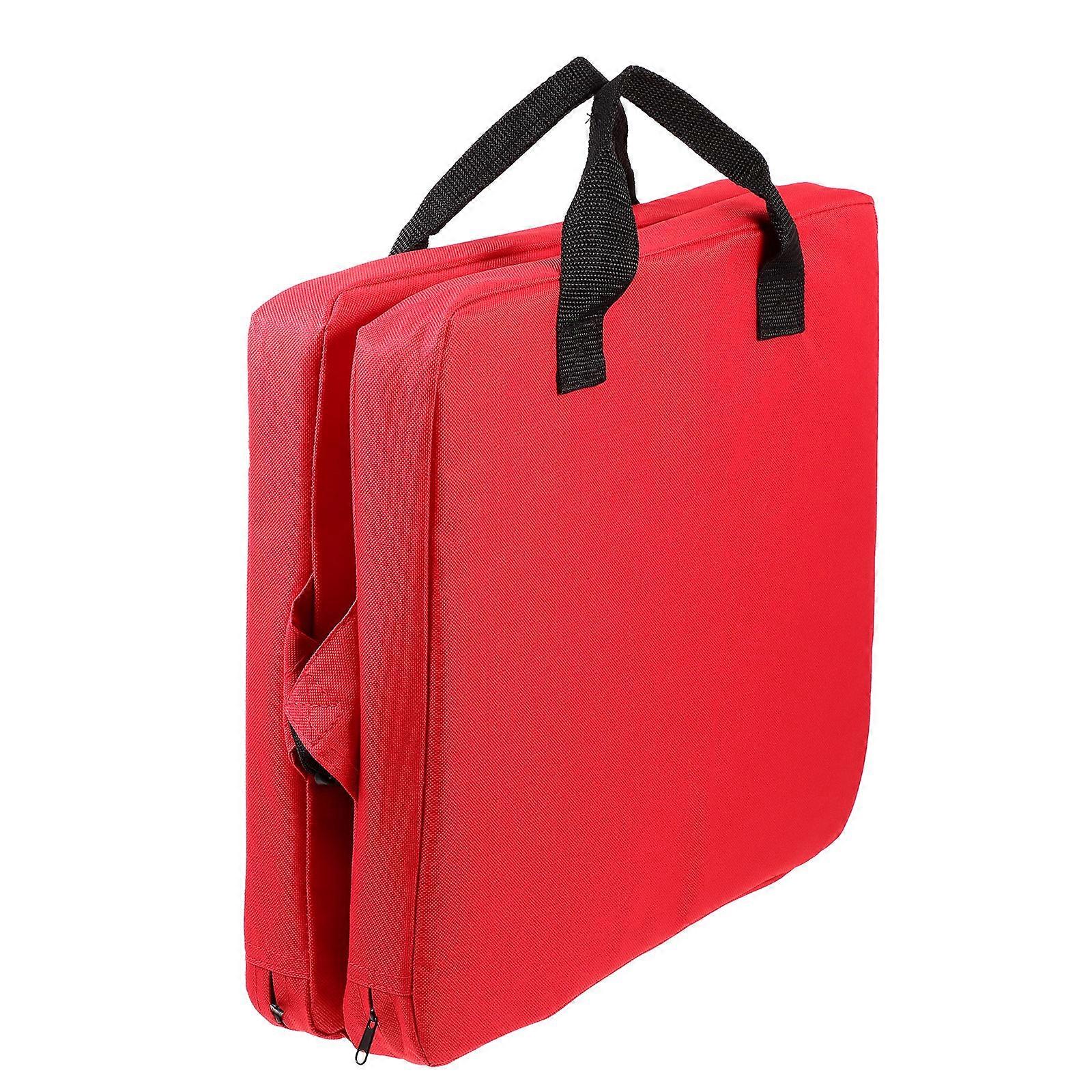 Lightweight Wear Resistant Stadium Cushion with Back Support for Sporting Events and Outdoor Activities