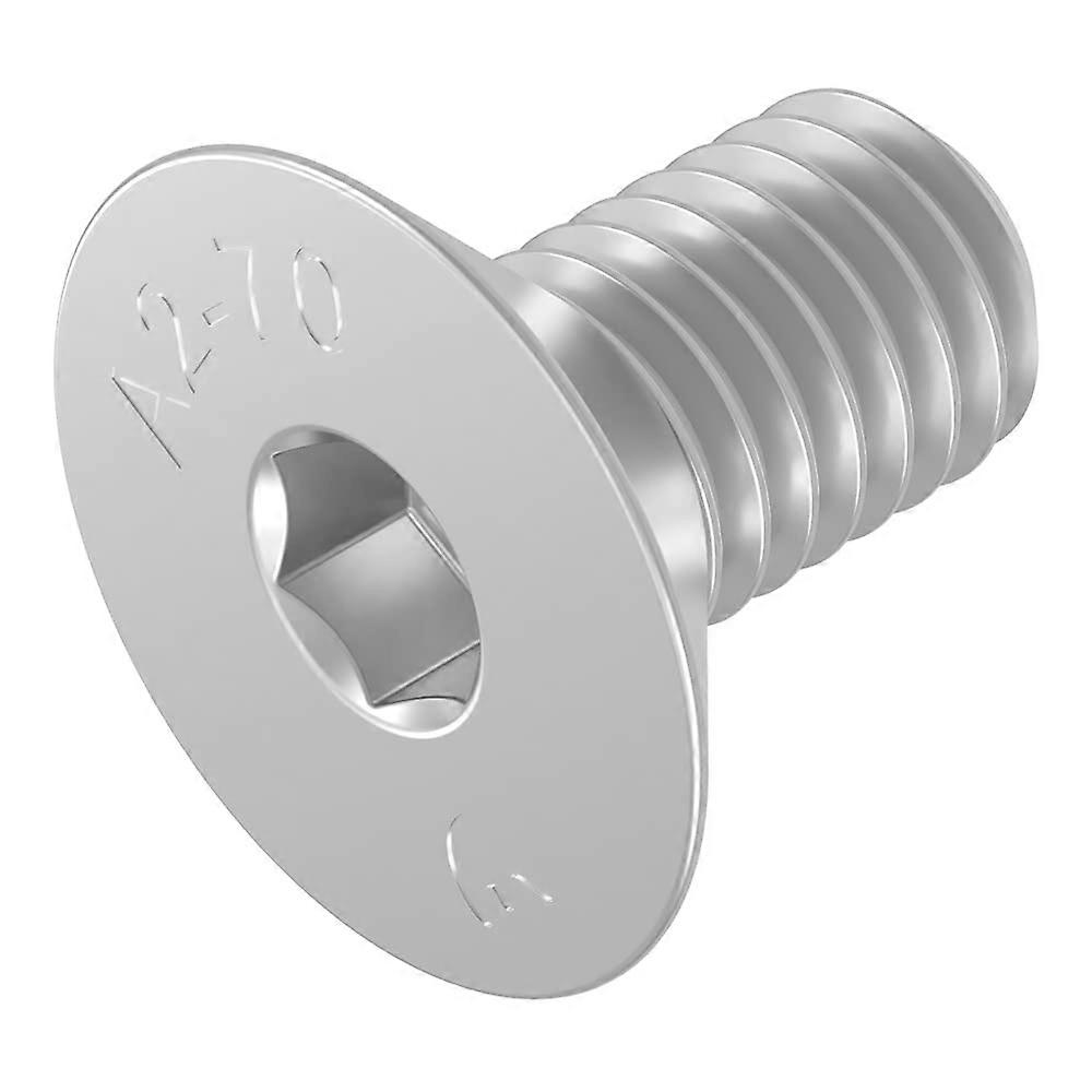 Countersunk Screw M4 x 8mm Stainless Steel V2A VA A2 DIN 7991 / ISO 10642 Hex Socket (Pack of 20) 8 mm