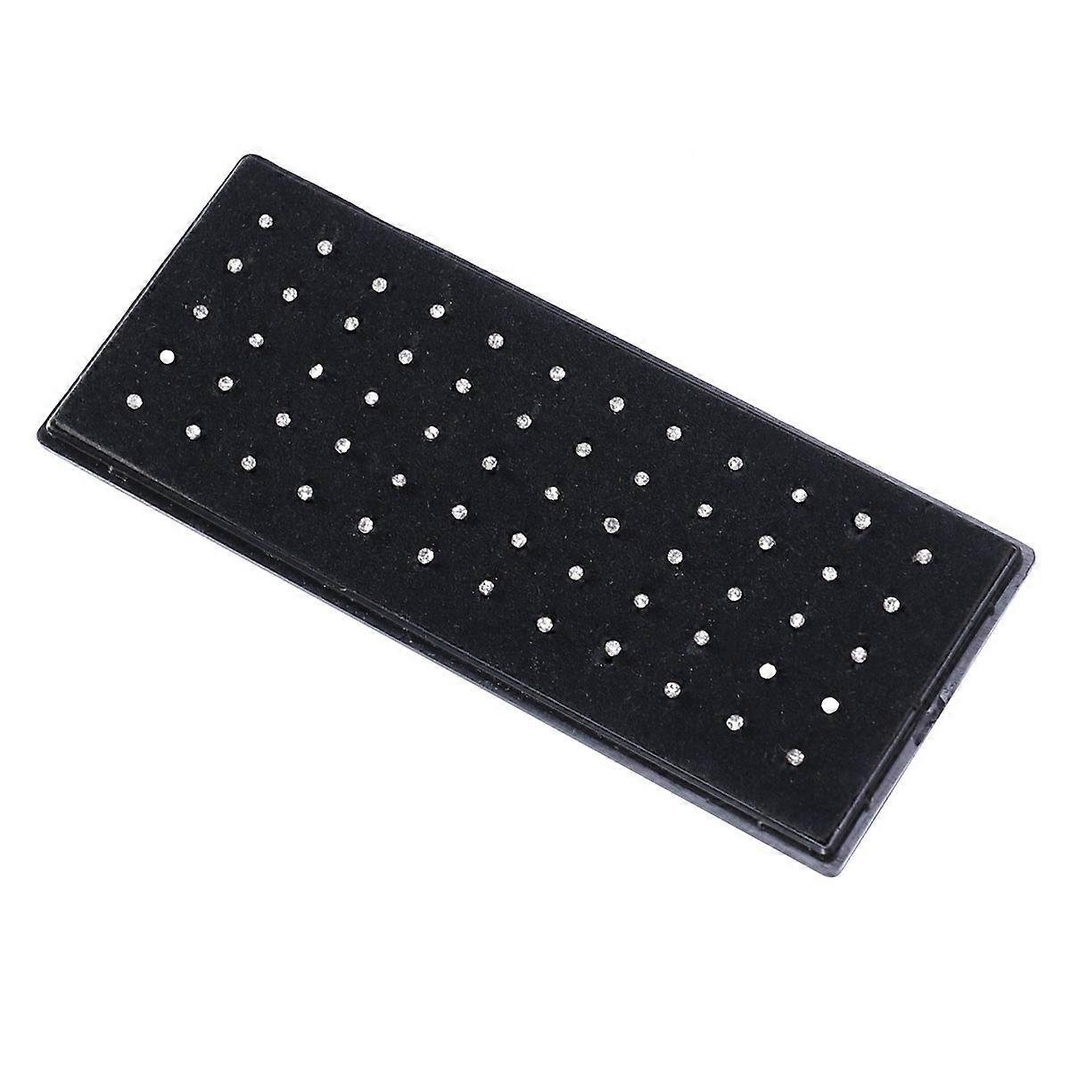 Steel Nose Stud Ring Body Piercing Accessory Round Shape White Color 60Pcs
