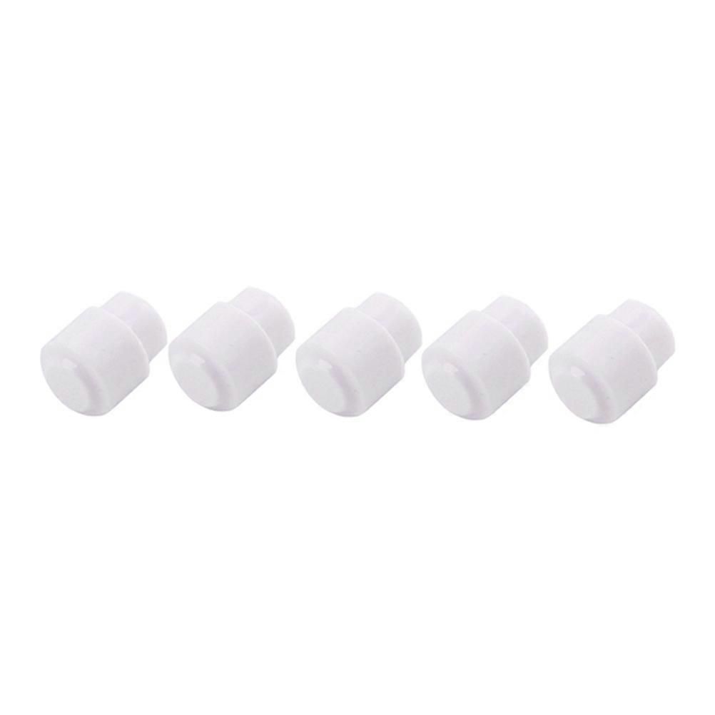 Pickup Tip Cap Switch Knob for Electric Guitar 5Pcs White Replacement