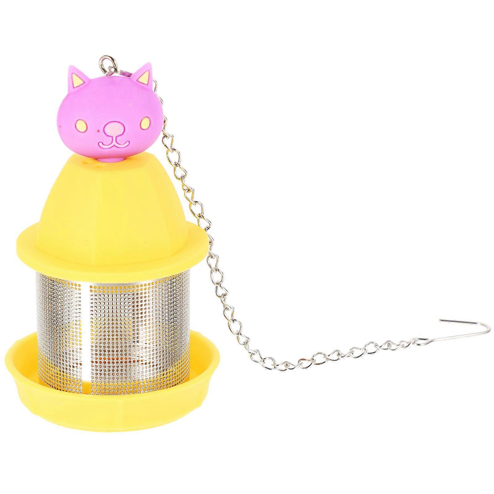 Metal Tea Infuser Fine Workmanship Good Texture Uniform Grid Distribution 1Pcs