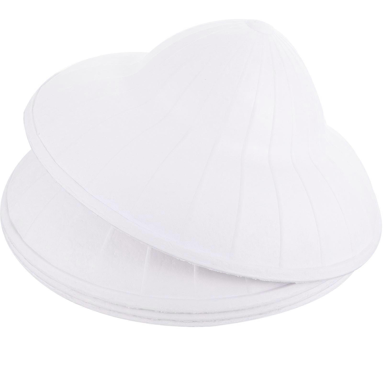 4pcs DIY Graffiti Hat Pulp Hat Painting Tissue Hat Blank DIY Hat for Dancing Party