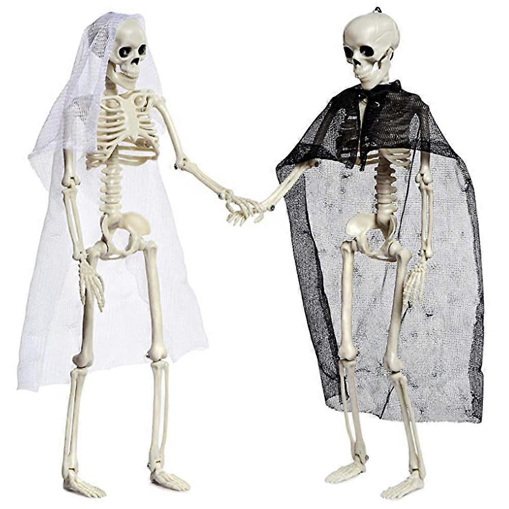 Halloween Bones Decorations Halloween Parties Assorted Color 15.7×15.7×4.1in High Degree of Simulation 2Pcs