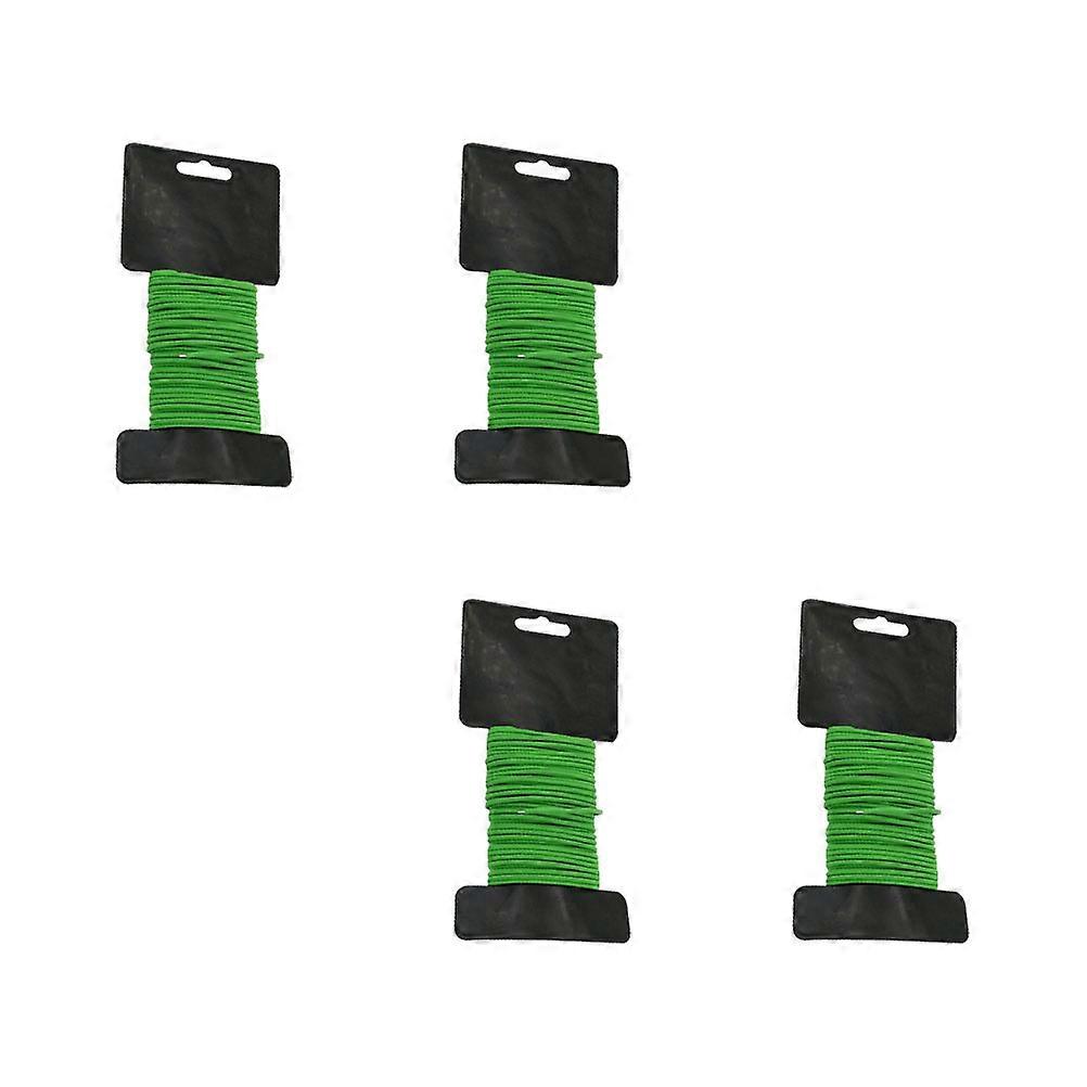 Garden Ties with TPR and Iron Material for Securing Plants Strong Flexible 4 Bundles