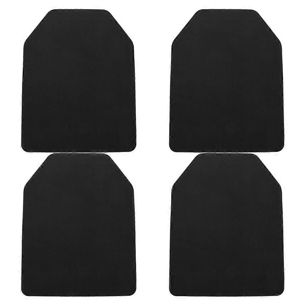 Black EVA Chest Protector Vest for Sports Use with Lightweight Comfort and Durable Design 4pcs