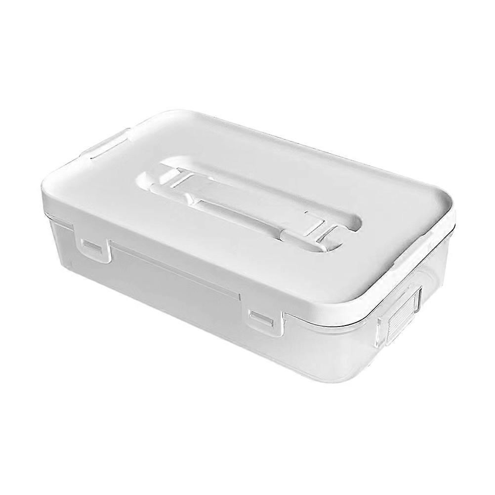 Crayon Storage Box Portable For School Projects Rectangular Shape Simple .1×5.6×2.6in 1Set