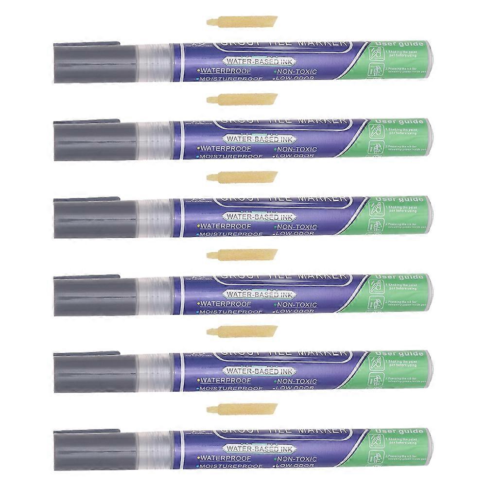 Grout Repair Kit Fast Drying For DIY Enthusiasts 14X1.5X1.5CM Light Grey Repair Grout 6Pcs