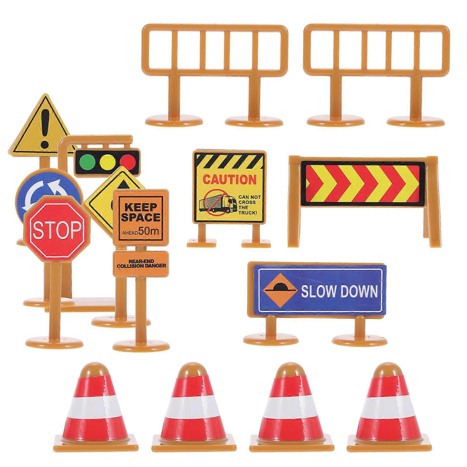 The **30pcs Miniature Traffic Road Sign Set** is a versatile and engaging educational tool designed to spark creativity and support learning through