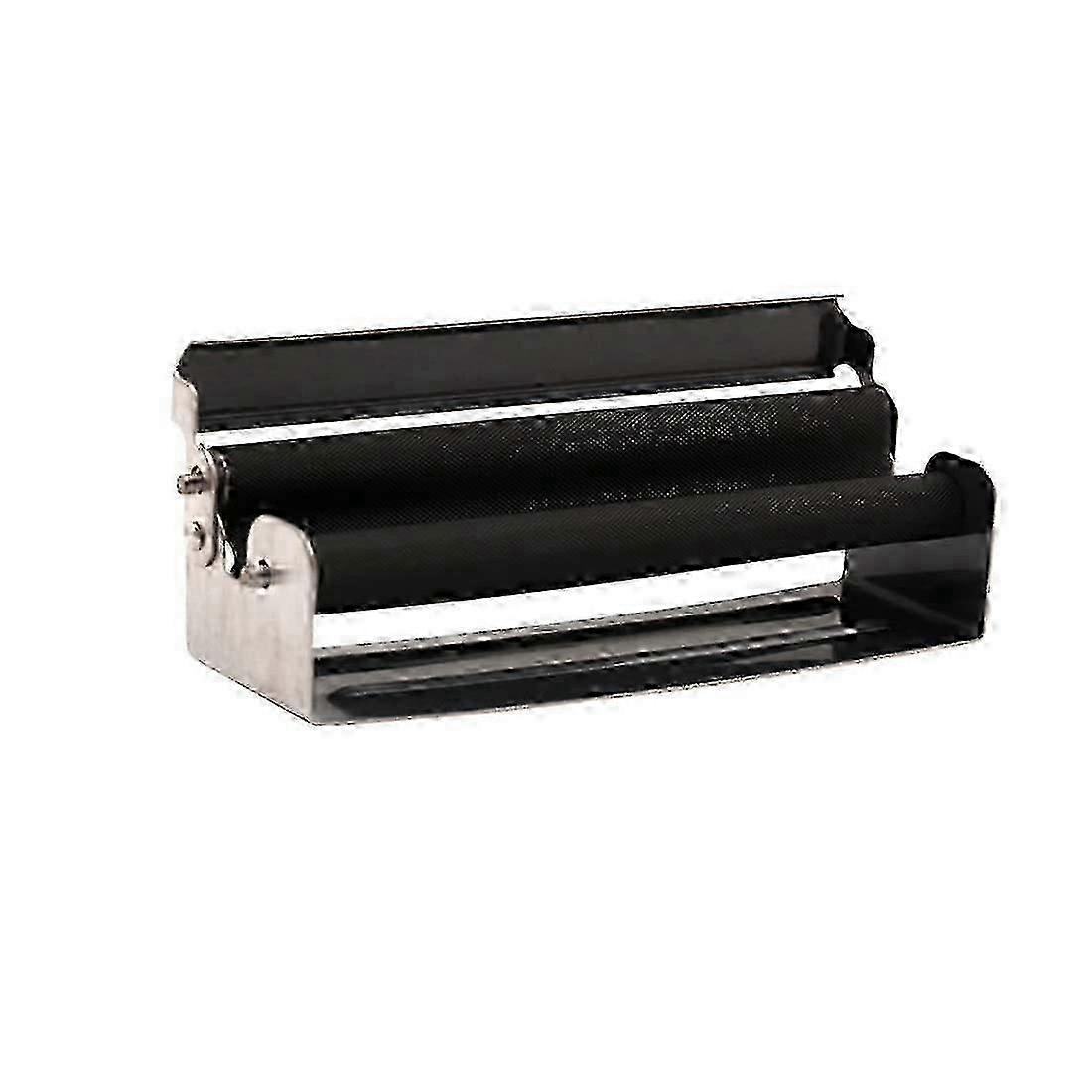 1ピースタバコローラー、手動タバコローラー、70 mm、ポータブルタバコインジェクターローラー、金属、ブラック