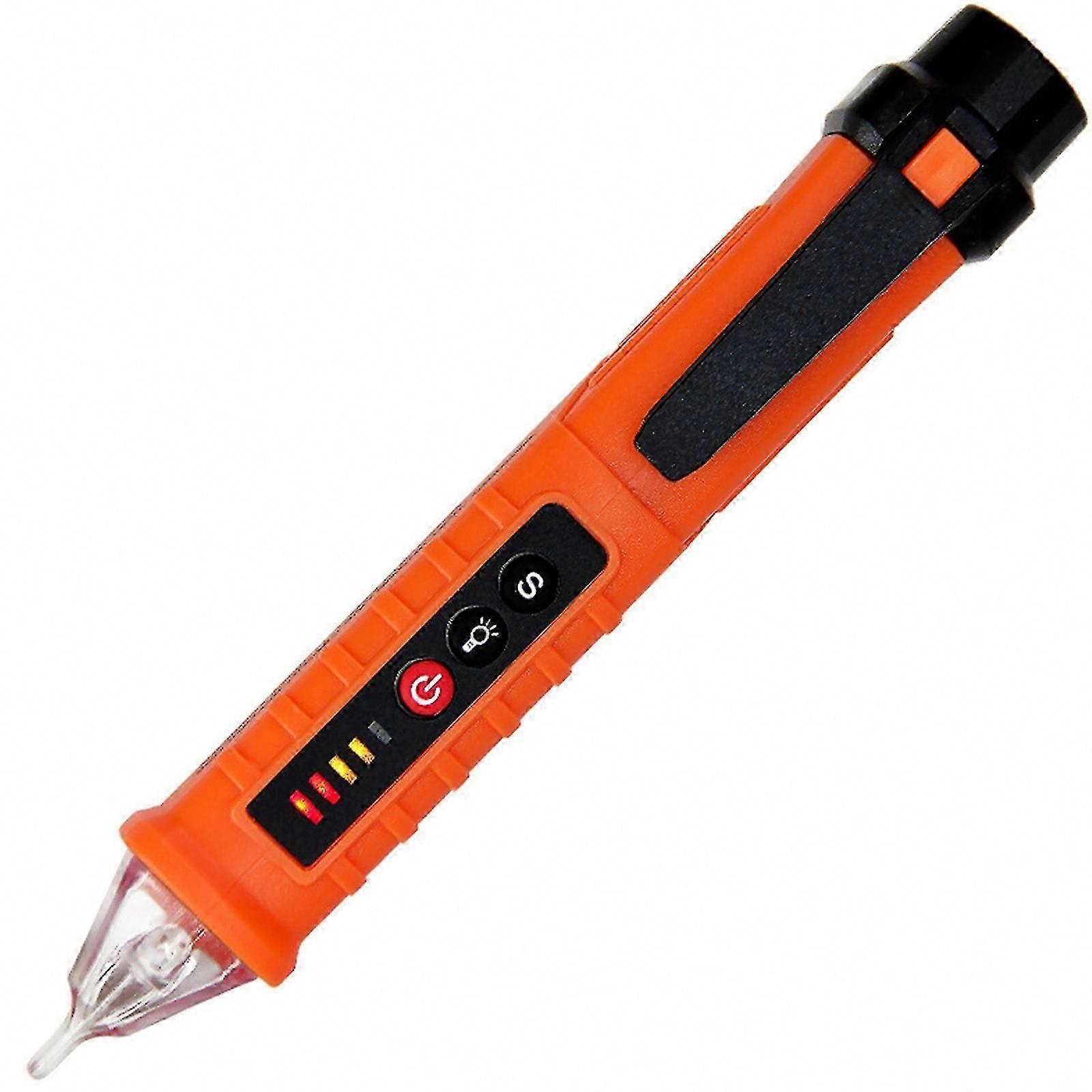 Voltage Tester Non-Contact Voltage Pen with NCV, Live/Nu-ll Wire Tester Electrical Tester Buzzer Alarm Wire Breakpoint
