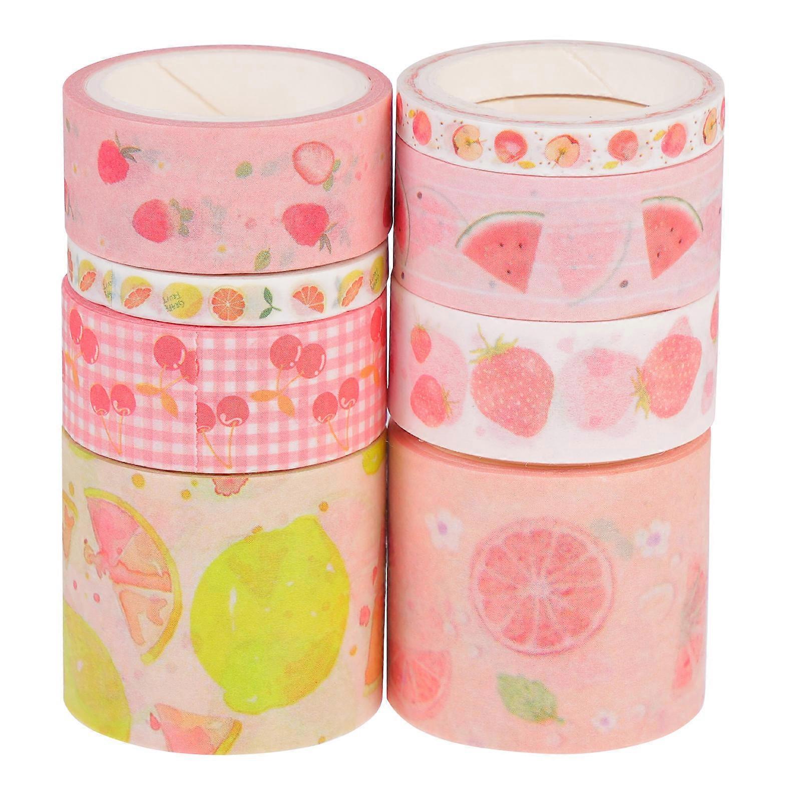 Lovely Washi Tape For Adorable Craft Projects And Scrapbooking 8 Pcs