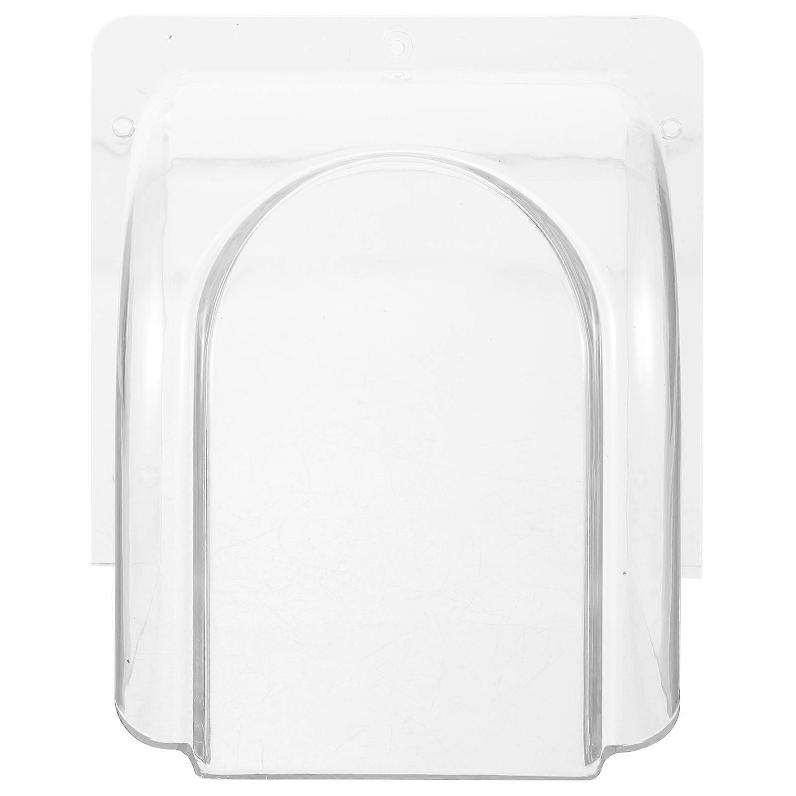 Acrylic Doorbell Protector Cover For Attendance Machine And Access Control Machine 15.5x14cm 1Set