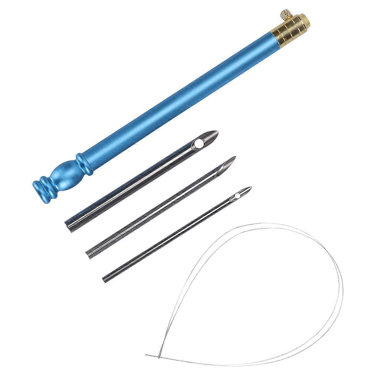 DIY Embroidery Punch Needle Kit Designed For Manual Crafts With Ergonomic Handle Made Of Stainless Steel 5Pcs