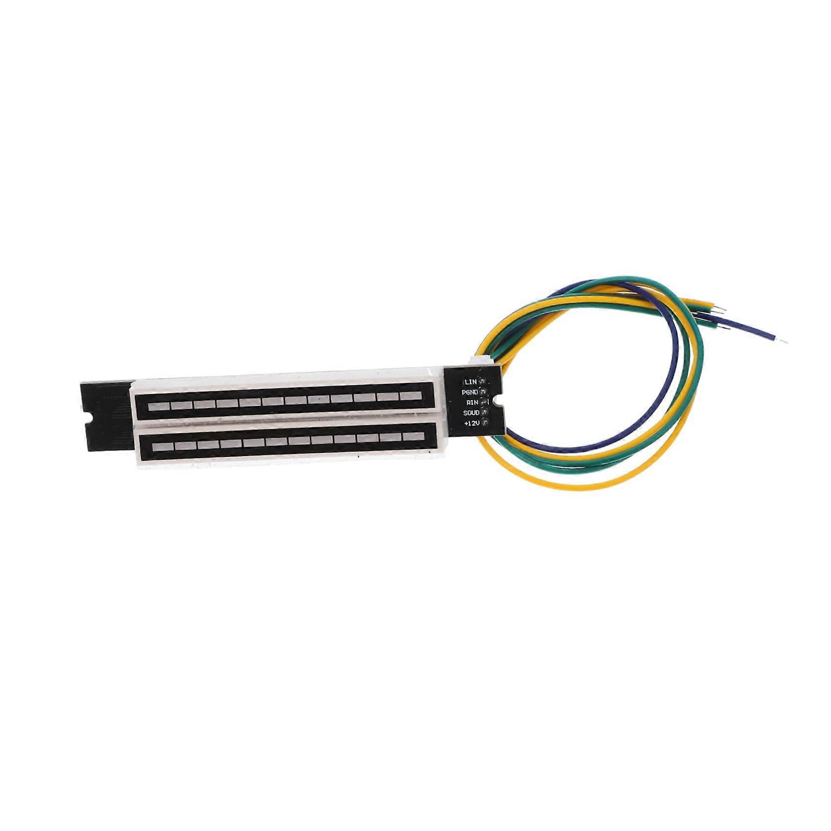 LED music level indicator with audio recognition, dualchannel light for home and music use