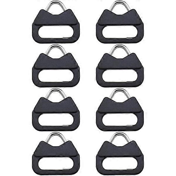 8 Pieces Camera Strap Rings, Triangular Split Rings