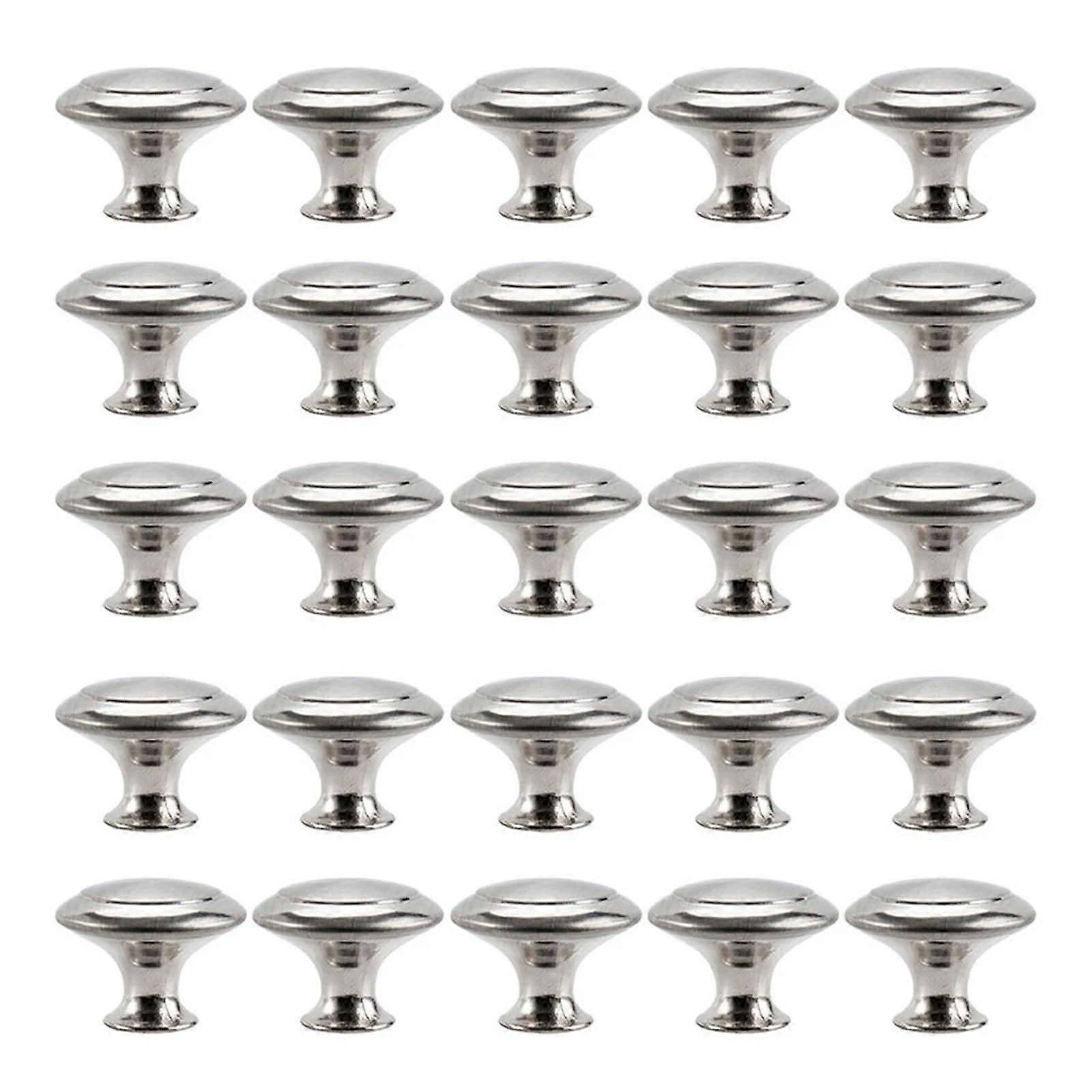Stainless Steel Drawer Knobs, Kitchen Cabinet Pulls, DIY Drawer Handle, 25PCS Furniture Hardware Accessories