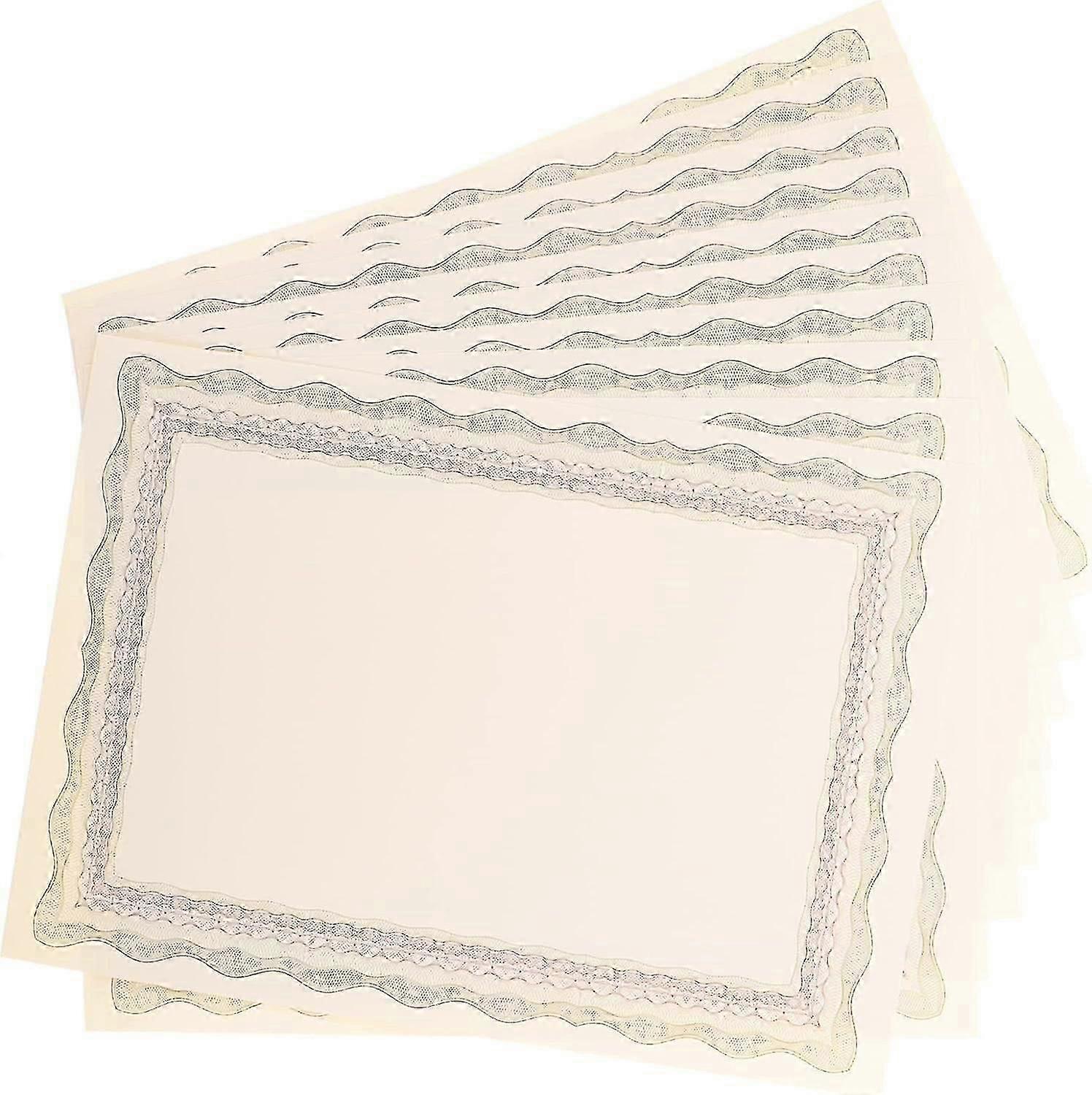 10 Pieces Certificate Inner Page A4 Printer Paper Parchment Printer Paper Office Stuff Blank Sheet Parchment Certificate Papers Academic Certificate P
