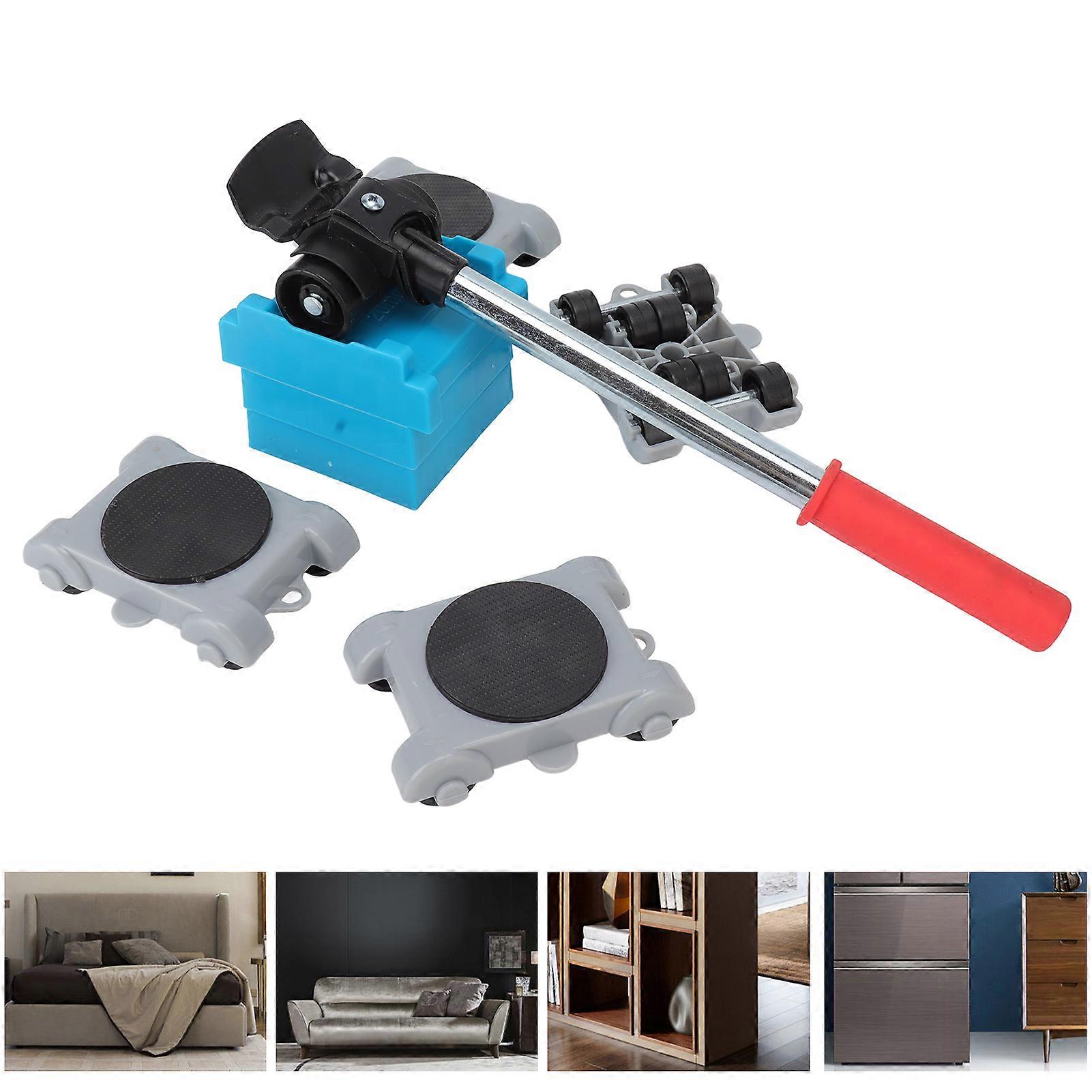 8pcs家具ムーバーイージームム360度回転ホイール家具スライドキット重荷重家具用