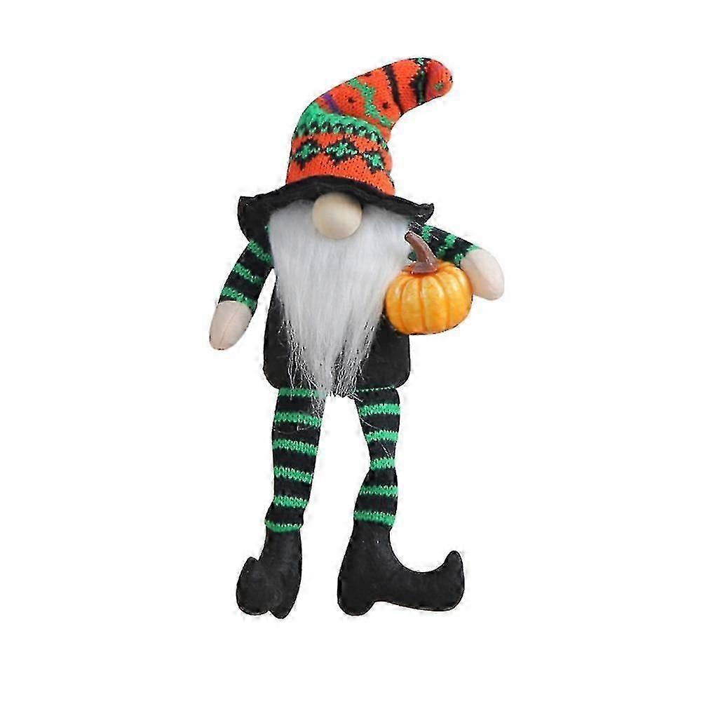 Halloween Witch Gnomes Swedish Tomtes Figurine Farmhouse Kitchen Tiered Tray