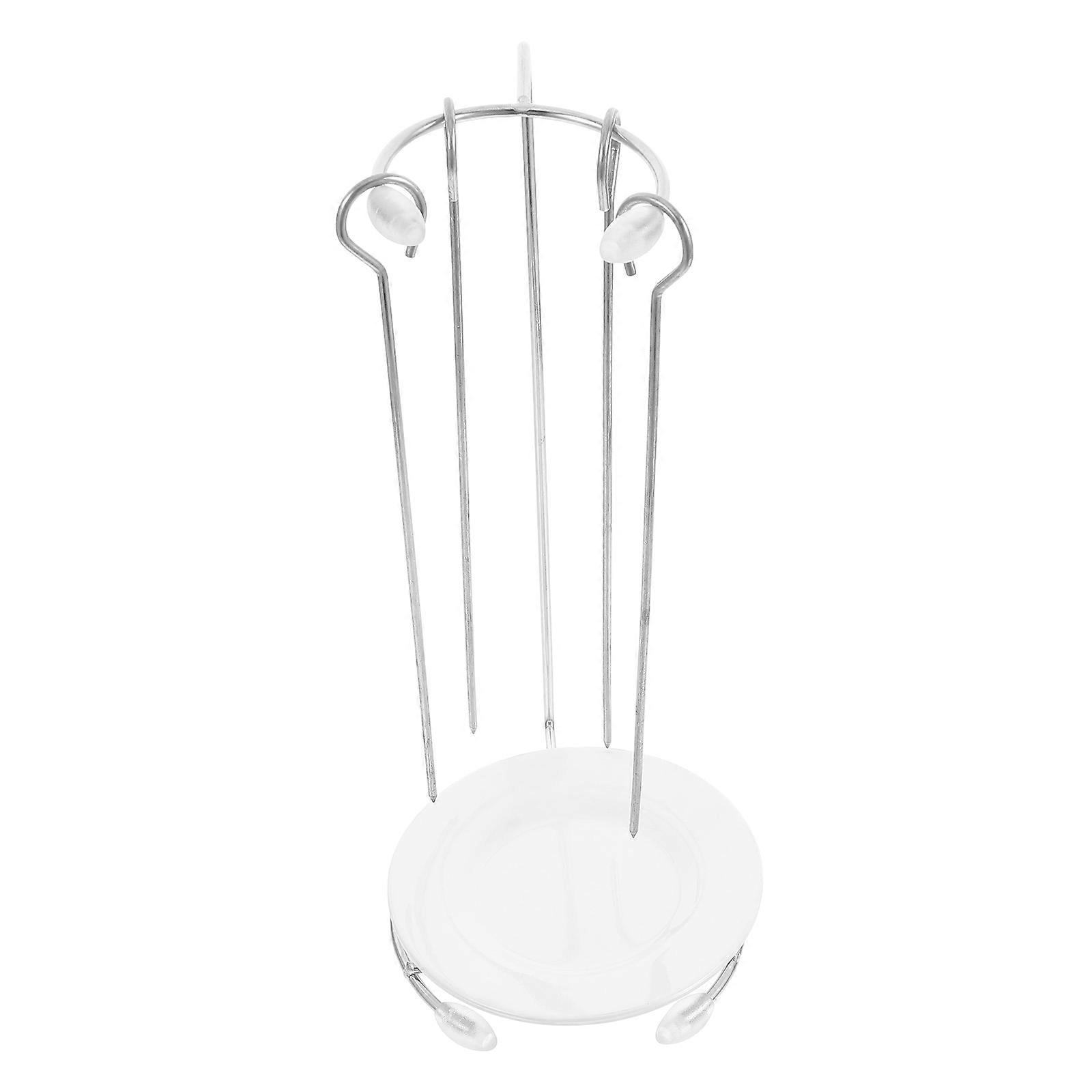 Stainless Steel Skewer Hanger Set for BBQ Multi Color Ergonomic Design Reusable and Easy to Clean
