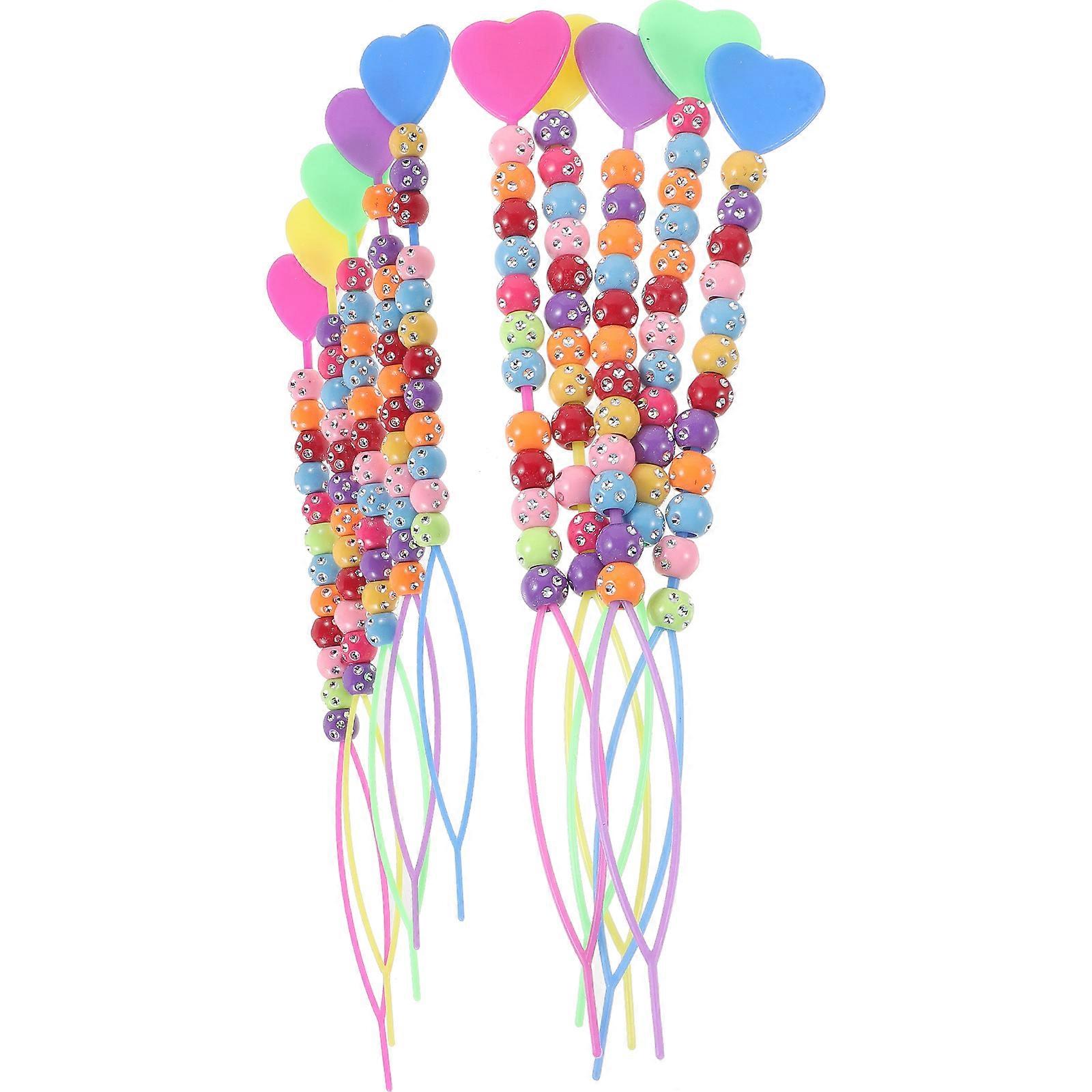 12Pcs Assorted Color Hair Styling Tools For Kids DIY Hairstyles Ideal For Casual Parties