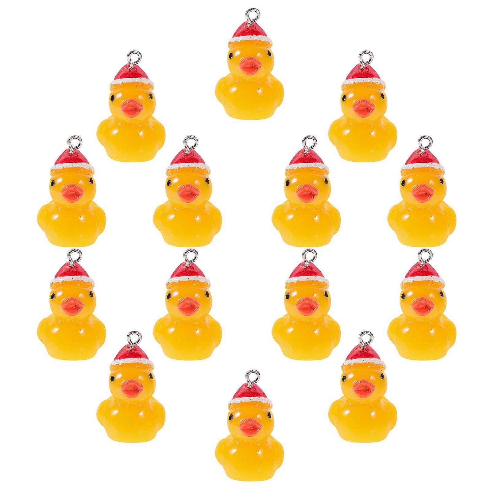 Jewelry Pendant Charm 20Pcs Duck Shape DIY Accessories Perfect for Valentine's Day Birthday Events