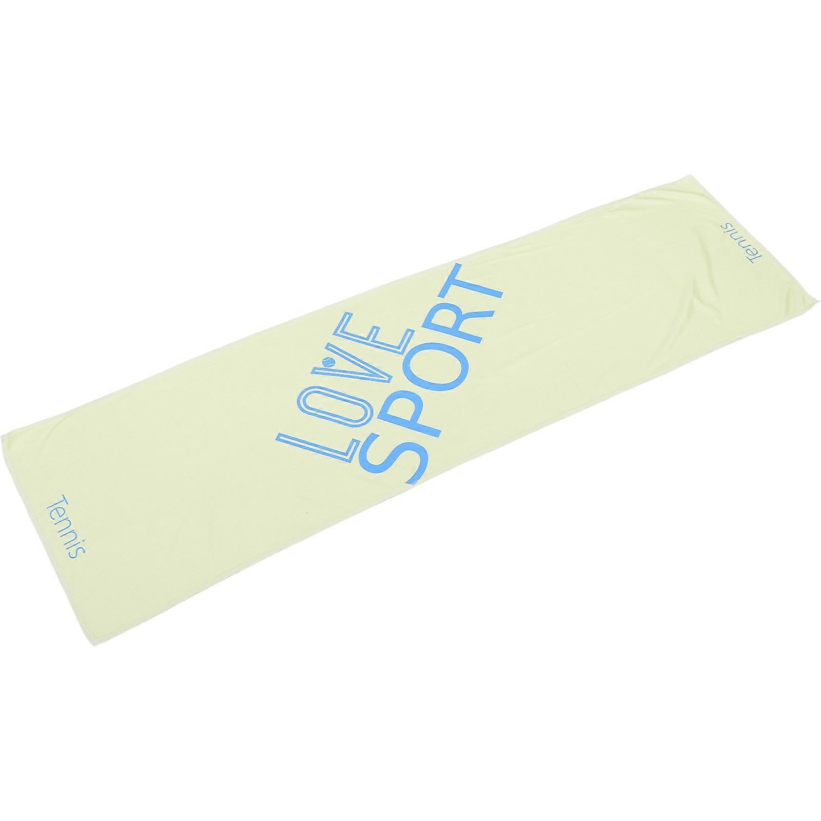 Quick Drying Sports Towel For Men And Women In Light Yellow Color With Sports Sweat Absorption Feature 1Pcs