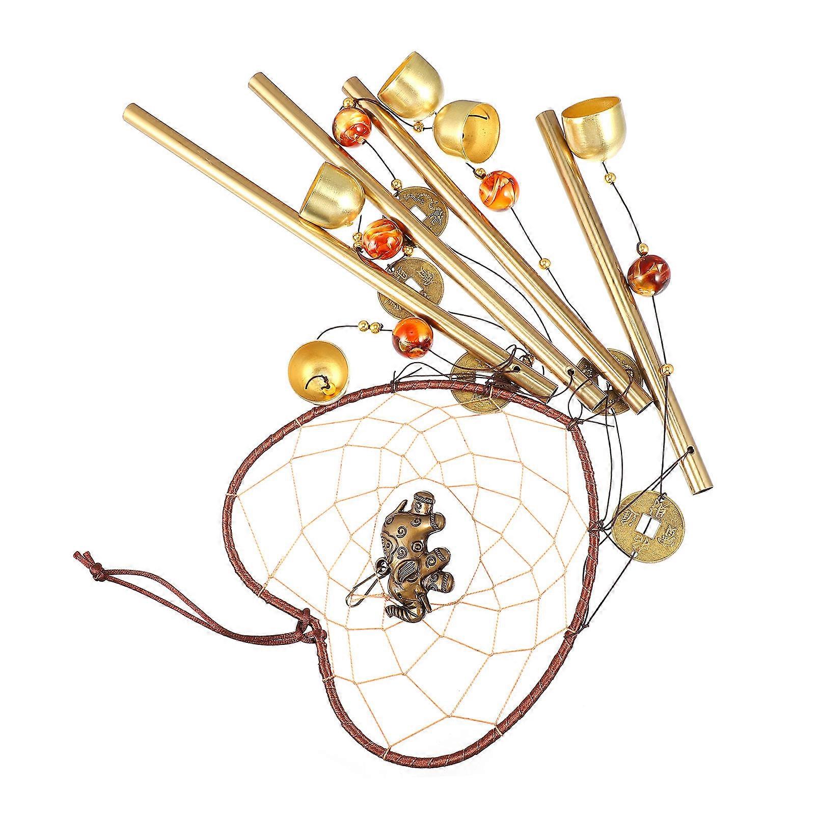 Heart Shape Elephant Wind Chime Dream Catcher Home Pendant Made of Aluminum for Decoration Assorted