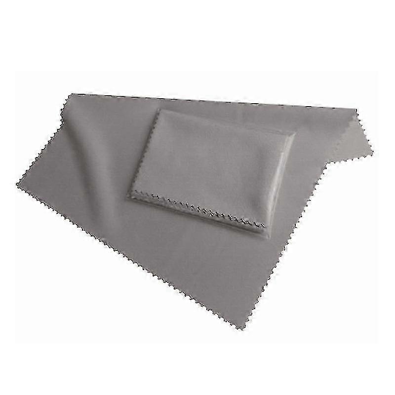 2025 Fiber Display Cleaning Cloth 19x20 cm in gray, for all Smartphones & Tablet PCs - Display Cloth Clean - Screen Cloth