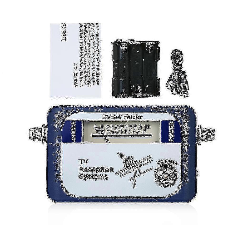 2025 Dvb-t Professional Tv Antenna Finder Digital Aerial Signal Meter Pointer Tv Satellite Receiver Xxf