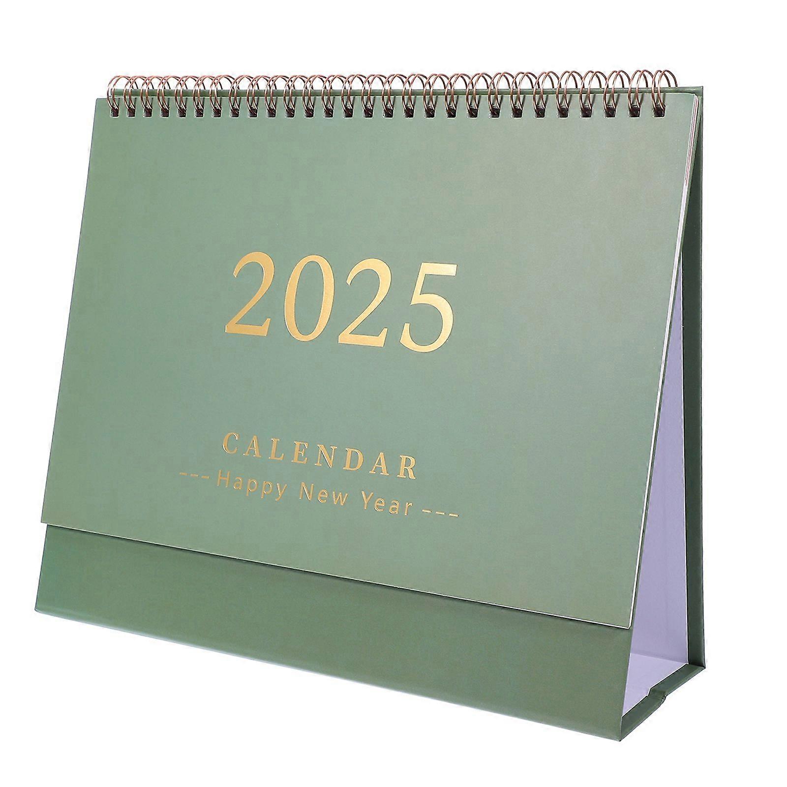 Desk Calendars Jul. 2024 - Dec. 2025 Flip Calendar Desktop Standing Calendar Table Monthly Calendar Stand Up Calendar Monthly Schedule Calendar For Of