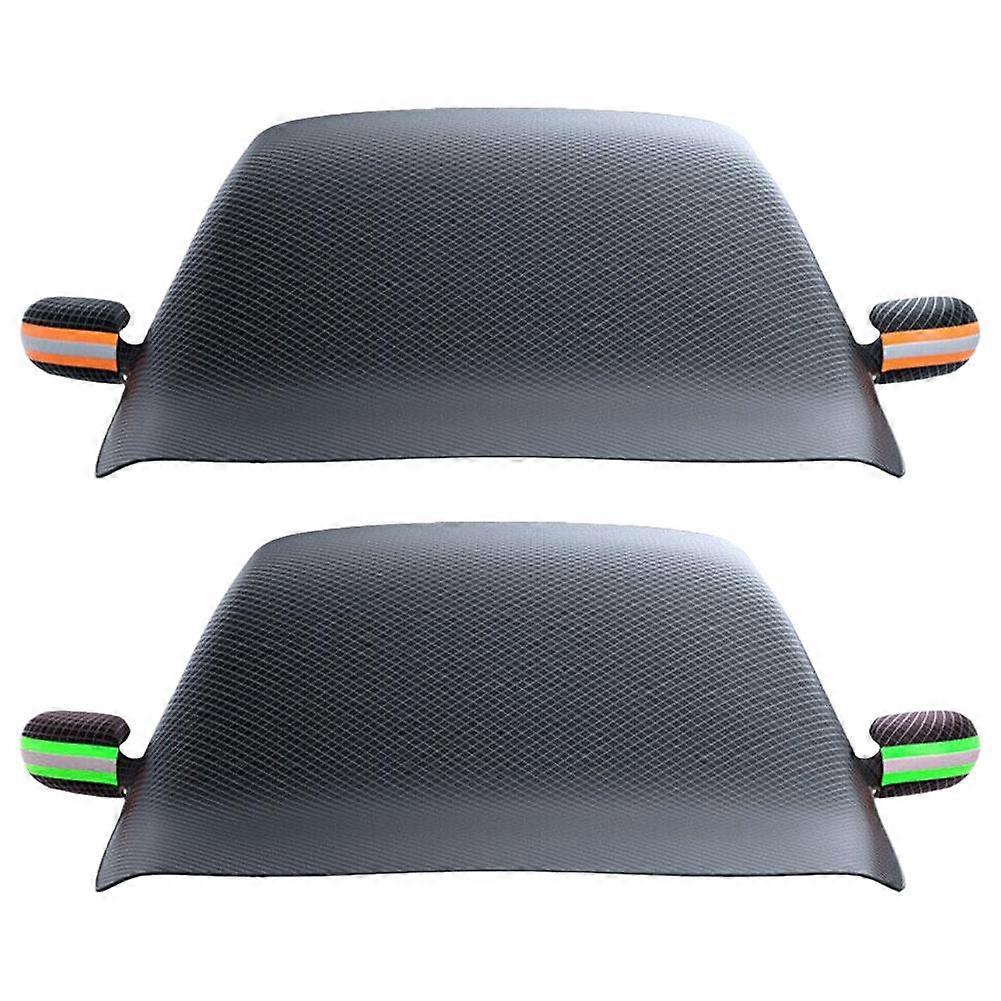 Capa de inverno universal para carro, proteção contra neve para todas as condições climáticas, com faixas refletoras, fácil de instalar e resistente ao vento, para a maioria dos carros e SUVs.