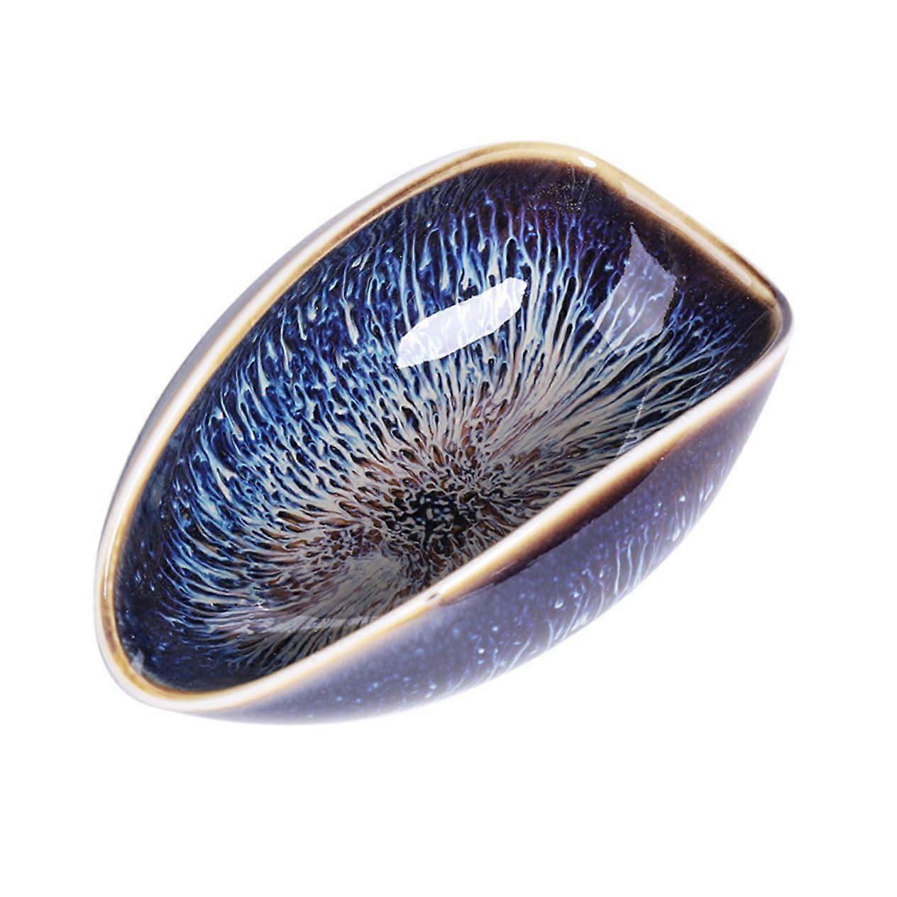 Vintage Ceramic Tea Scoop Handcrafted Tealeaf Holder 6-Inch Size Tea Accessory Ceramic Kitchen Tool