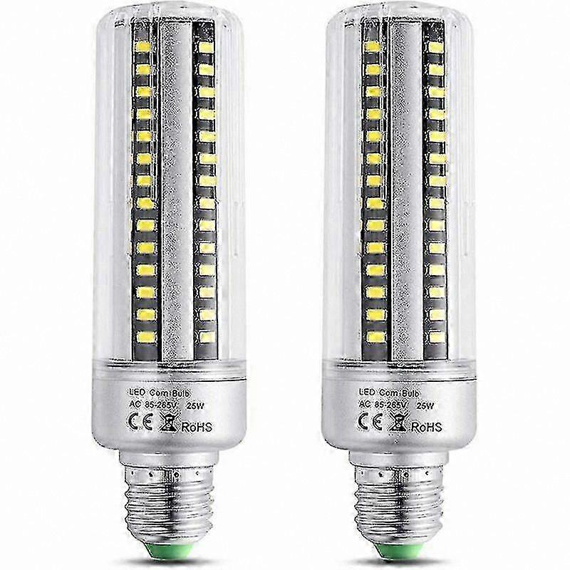 E27 25W Warm White LED Corn Bulb, 3000K, 2500LM, Non-Dimmable, Equivalent to 200W Halogen, Ceiling Lighting Solution