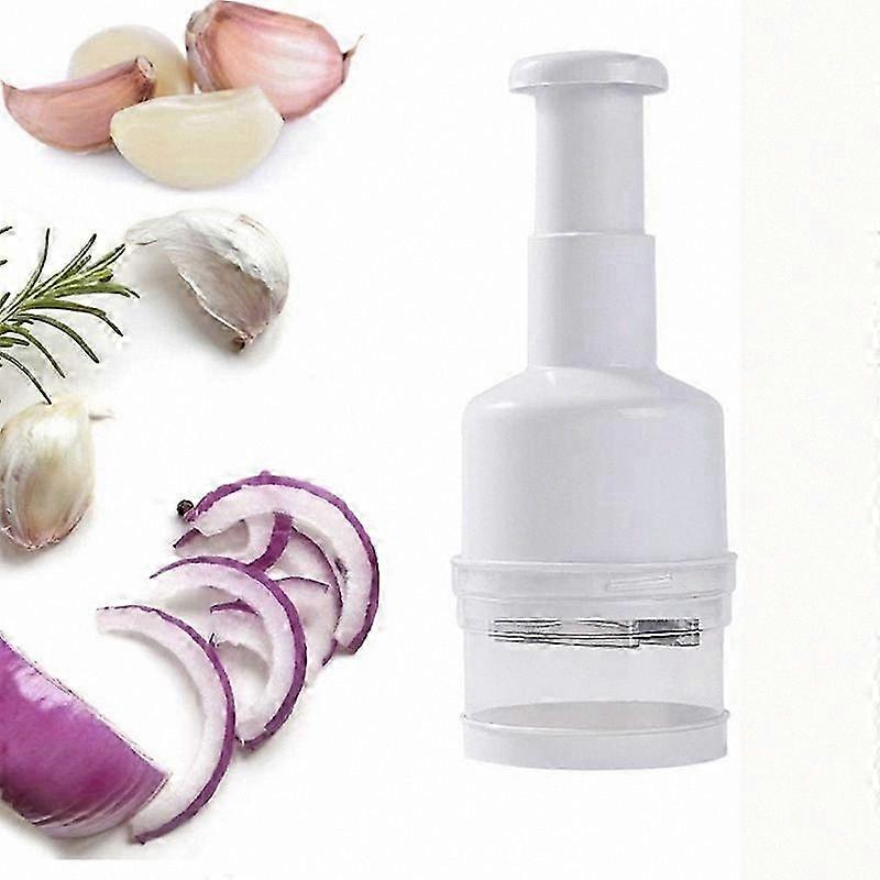 Handheld Vegetable Cutter - Simple Cleaning Press Chopper for Kitchen Use