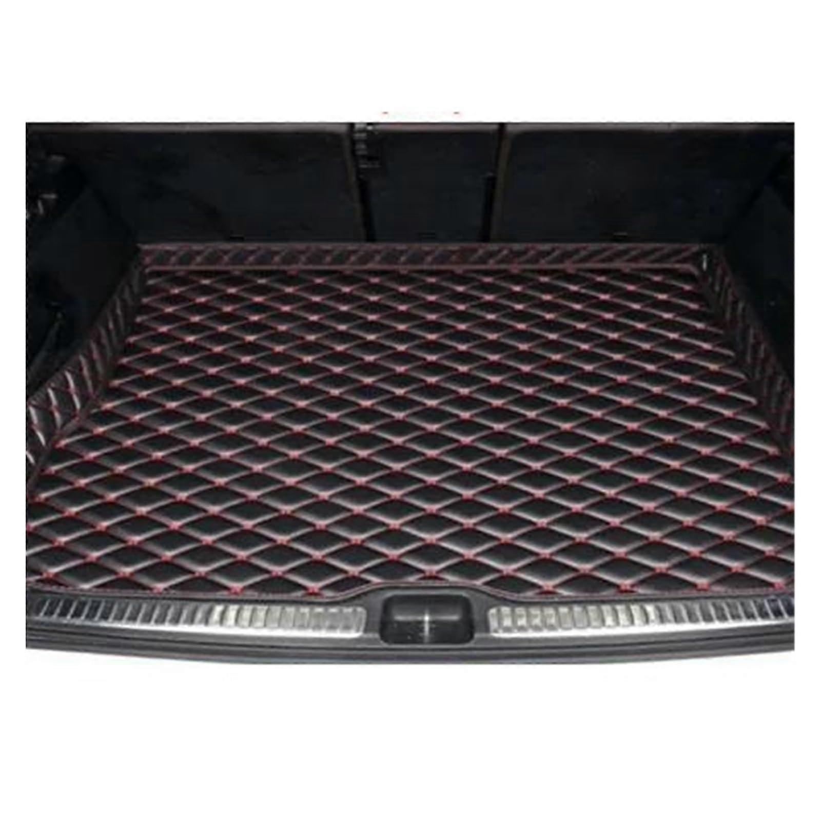 بطانات صندوق السيارة مخصص حصائر صندوق السيارة لسيارات BMW F45 2 Series F22 F23 F44 F46 G42 اكسسوارات السيارات بطانة أرضية البضائع (أسود أحمر 4 قطع)