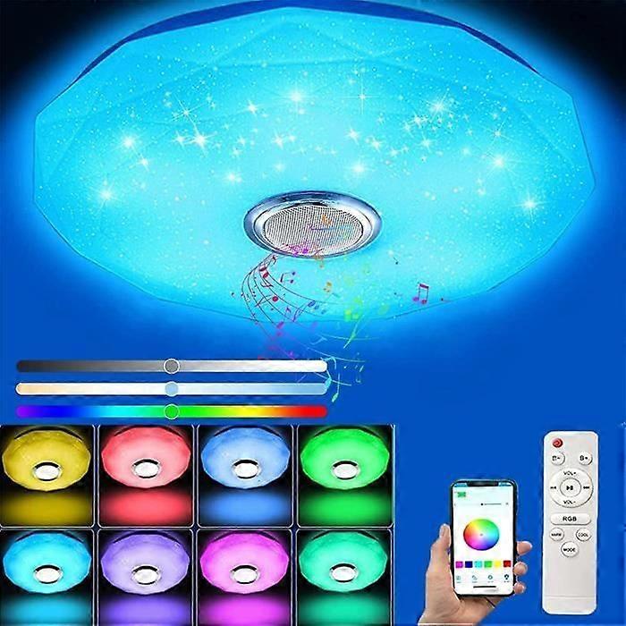 LED Ceiling Light - Not Specified - Model Not Specified - 36W - Bluetooth - Remote Control & APP Control