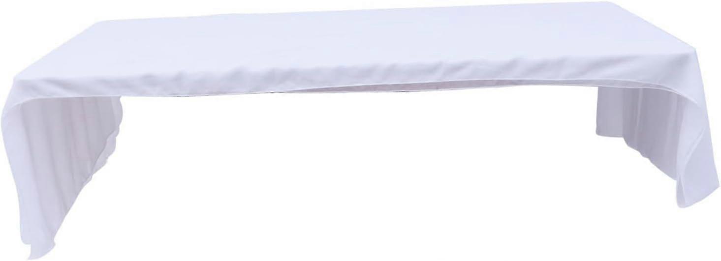 1 Set Elegant Chiffon Table Runner of Decorative Table Cover with Ribbons for