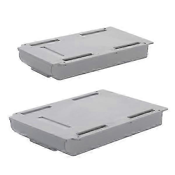 2pcs Under Table Drawer Self-adhesive Desk Drawer Desk Pull-out Drawer