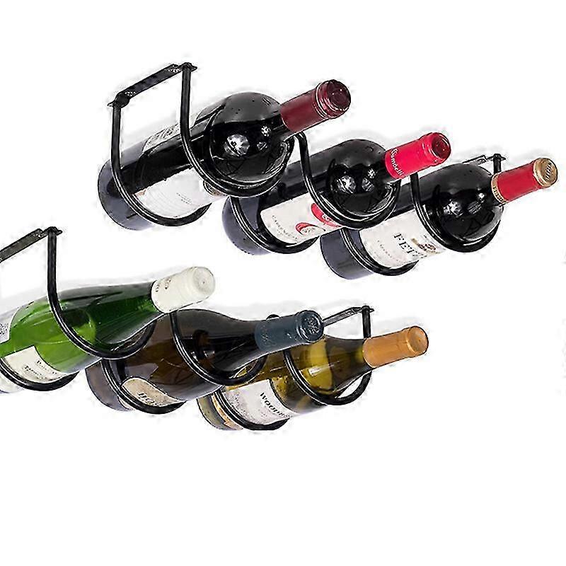 Under Cabinet Wine Rack Farmhouse Decor Kitchen Organization