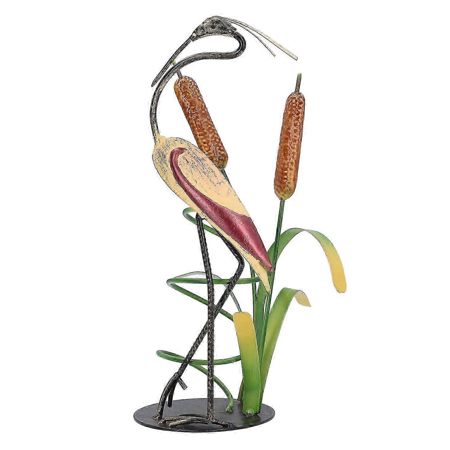 Tabletop Wine Rack Iron Innovative Crane Shape Countertop Wine Bottle Holder for Home