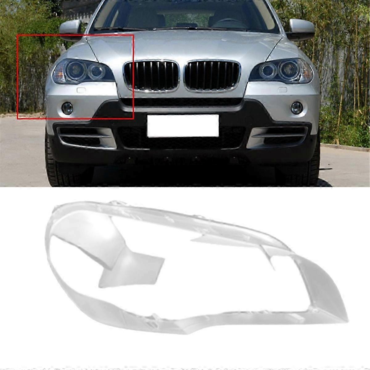 Car Front Headlight Cover Lampshades Lamp Shell for X5 Right