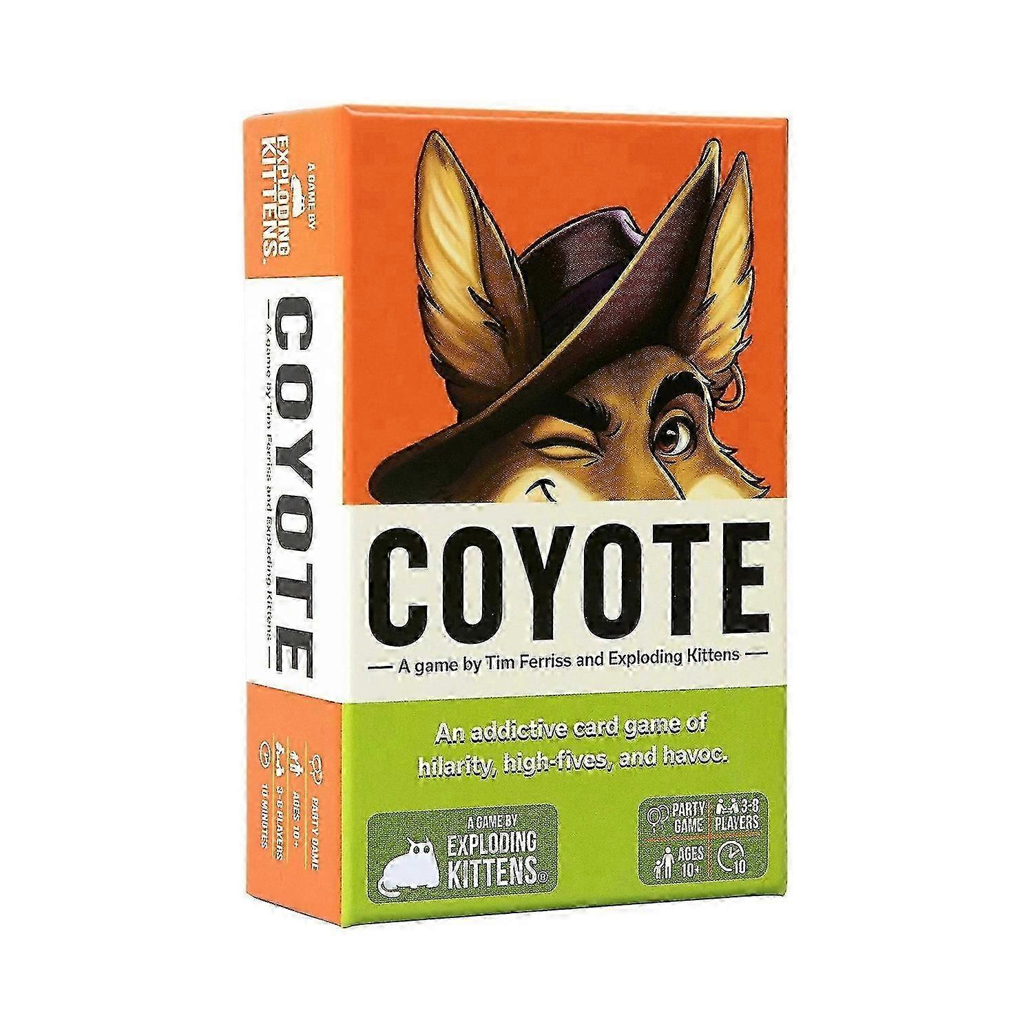 Coyote Card Game for Adults and Kids Fun Game for Family Game Night 3-8 Players