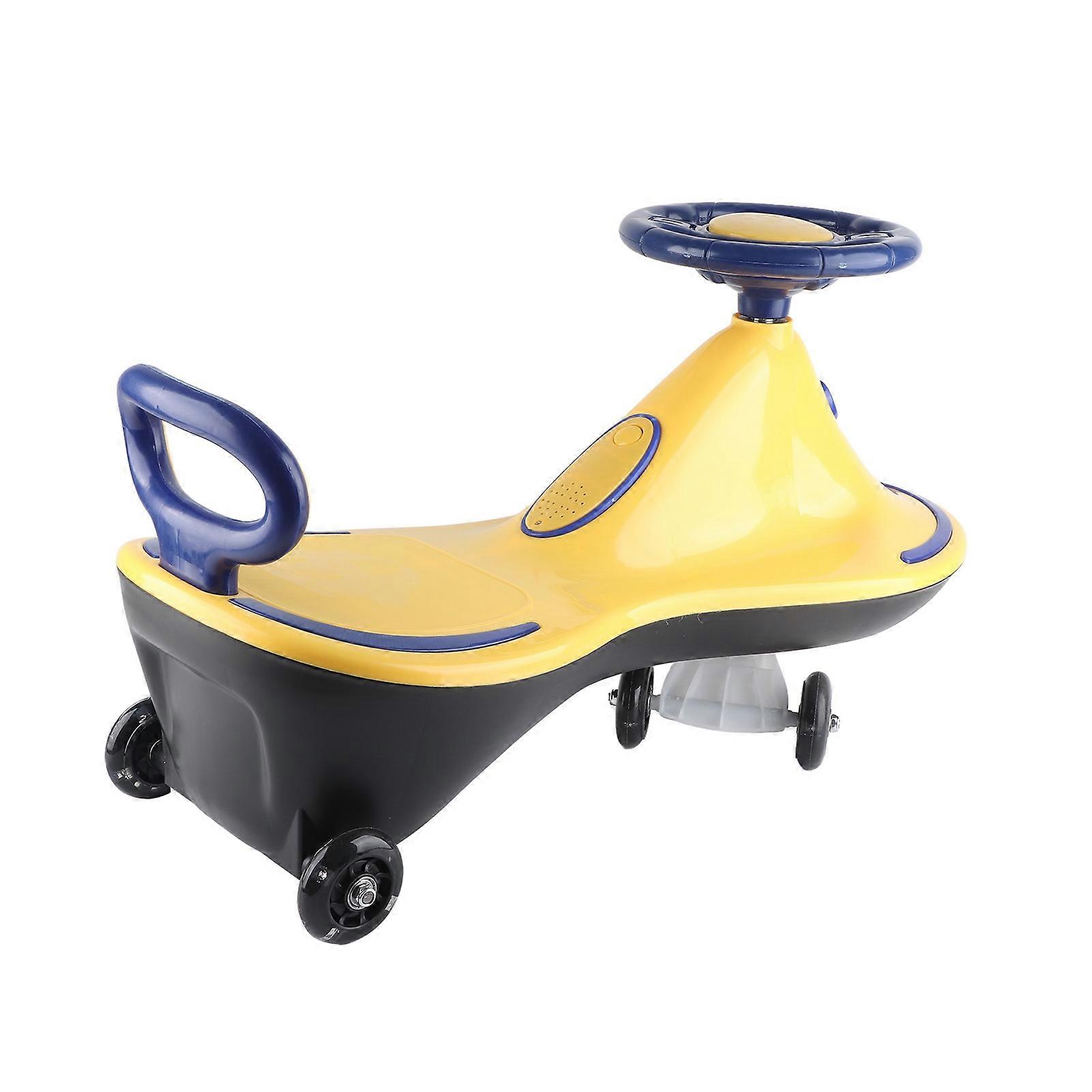 Kids Wiggle Car Ride On Toy 45x32x73cm Πορτοκαλί με Μουσικό Φως