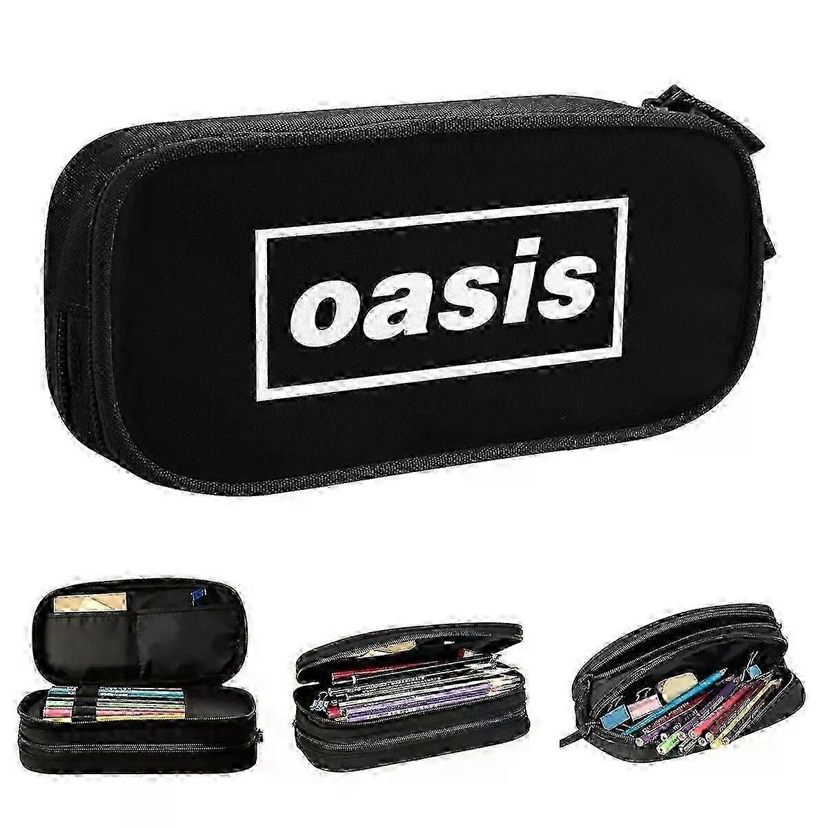 k238 O-Oasis רוק להקת קלמר מוסיקה אלבומי מוסיקה קלמרים עט לסטודנטים שקיות אחסון גדולות ציוד לבית הספר מתנות נייר מכתבים fv238