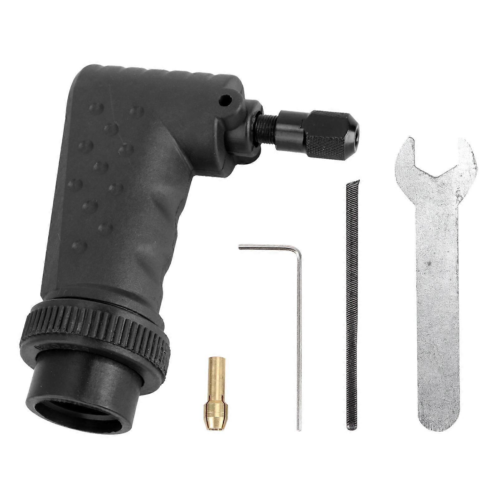 Right Angle Drill Attachment for Cordless Screwdriver Electric Tool Kit Assorted Color Steel