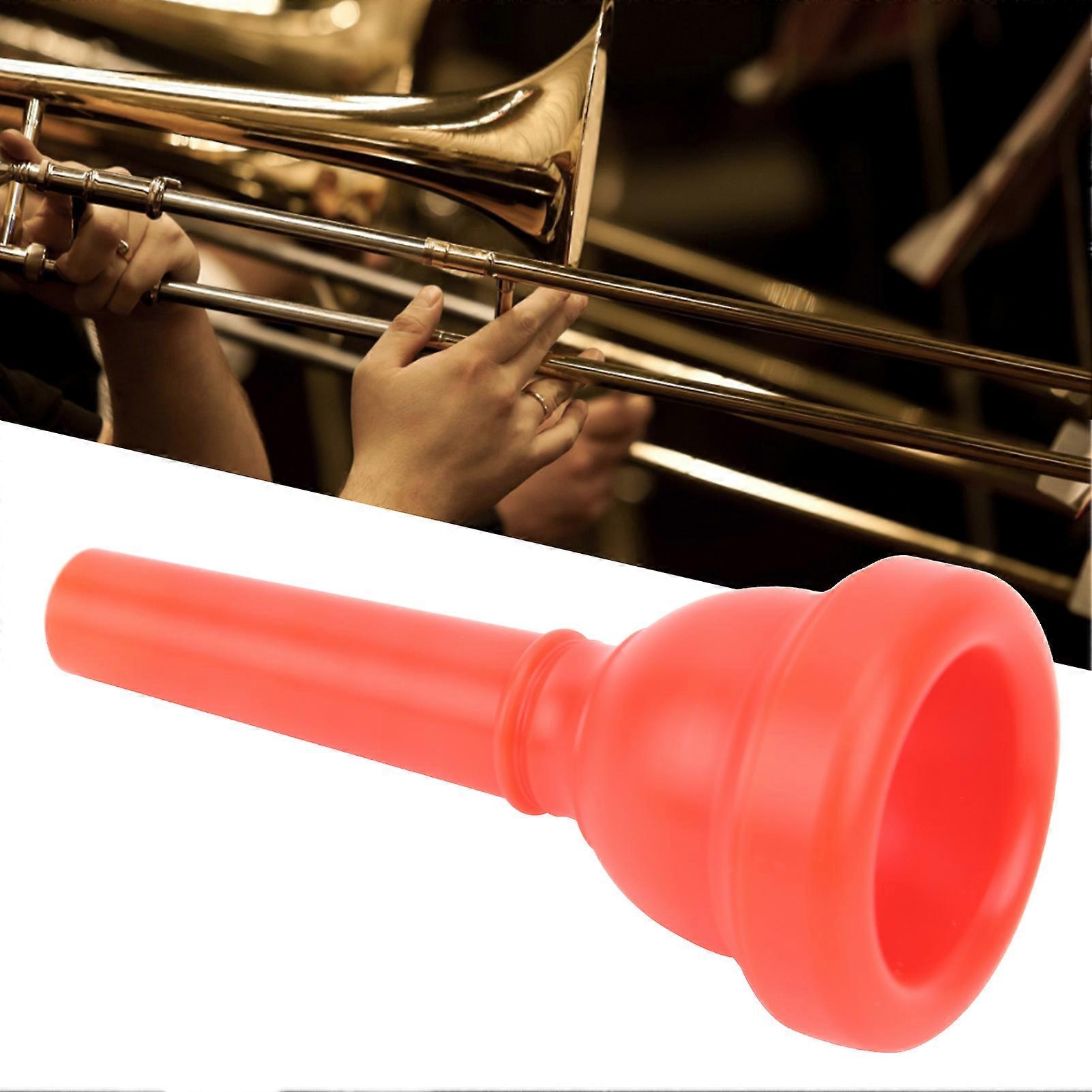 Trombone Mouthpiece MT-22Red ABS Material for Beginners & Pros